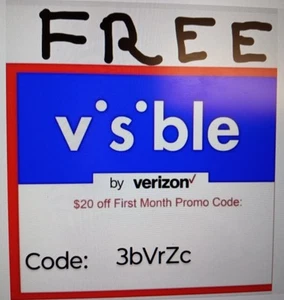 Visible Promo Cde Save $20! - Photo 1/1