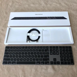 Space Gray Apple Magic Keyboard Us Layout Wireless Bluetooth Keyboard Apple - Picture 1 of 12