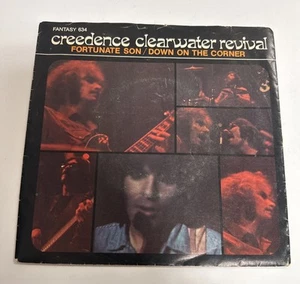 Creedence Clearwater Revival Fortunate Son Down On The Corner 45 Vinyl Record - Picture 1 of 4