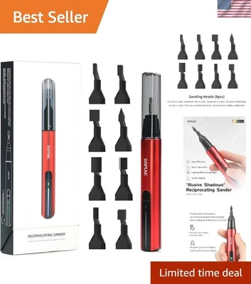 Kit compacto de lixadeira de detalhes alimentado por bateria - Perfeito para miniaturas e artesanato - Imagem 1 de 4