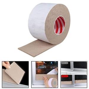 Innovative Anticondensation Solutions with Brown Felt Strips for Windows - Afbeelding 1 van 12
