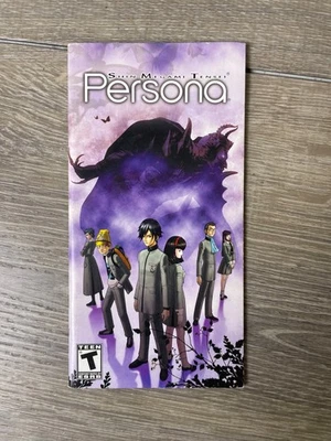 Shin Megami Tensei: Persona (Sony PSP, 2009) Manual ONLY - Image 1 of 3