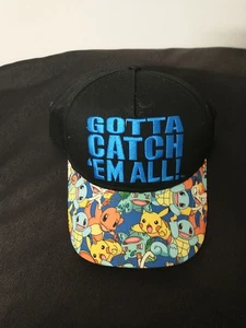 Pokemon Gotta Catch Em All Snap Back Adjust Trucker Cap Official 2014 Nintendo - Picture 1 of 7