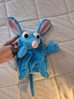 Vintage Bear in the Big Blue House Tutter Mouse Puppet Plush Stuffed Animal — 第 1/4 张图片