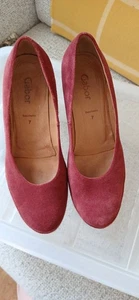 Gabor Size 7 Ruby Sacchetto Suede Wedge Shoe NWBOX Pump Style - Picture 1 of 3