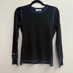 Meister Skipullover Damen Größe Small Wollmischung Postkarte hinten bestickt Patch - Bild 1 von 7