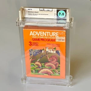 WATA GRADED Atari 2600 Adventure Game Cartridge 7.5 CIB - Picture 1 of 6
