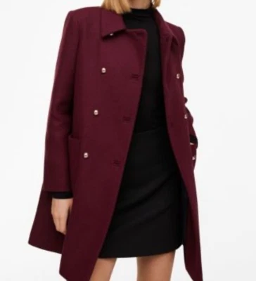 Abrigo de Lana Mango Doble Pecho XXS Foto 1 de 3