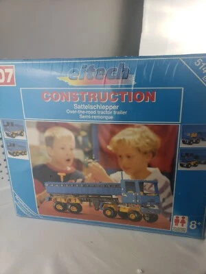 Eitech 07 Metal Building Construction Toy Over-the-Road Tractor Trailer New Rare - Image 1 of 4