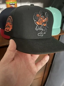 59FIFTY Not Hat Club Exclusive Detroit Tigers Orange Brim Fitted 7 3/8 Lids - Picture 1 of 3