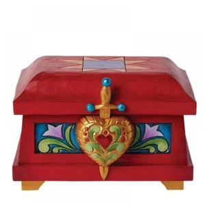 Enesco Disney Jim Shore Biancaneve Portagioie della Regina Cattiva - Foto 1 di 7