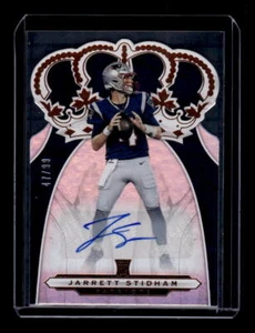 2019 Chronicles Crown Royale Rookie Autographs #CR-32 Jarrett Stidham Auto /99 - Picture 1 of 2