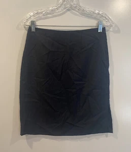 Brooks Brothers Womens Blue Wool Pinstriped Pencil Skirt Career Size 2P - Picture 1 of 4