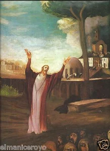 TIVADAR CSONTVARY KOSZTKA SAVIOUR PRAYNG 1905 PANNONIUS MUS PECS UNGHERIA 29 X35 - Bild 1 von 1