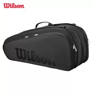 Wilson Noir Tour 9-Pack Tennis Bag Large Capacity Racket Backpack - Picture 1 of 6