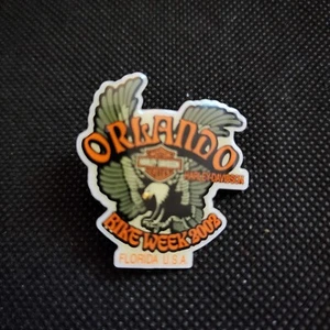 Vintage HarleyDavidson Orlando Bike Week 2002 Pin For Jacket Vest Hat - Picture 1 of 5