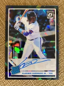 2019 Donruss Optik Vladimir Guerrero Jr. rissig schwarz Eis/25 Rookie Auto RC - Bild 1 von 2