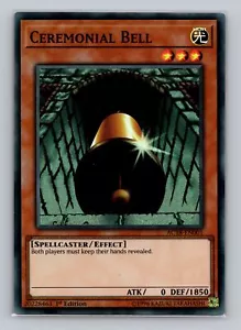 Ceremonial Bell AC18-EN001 Super Rare Yugioh TCG Advent Calendar 2018 - Picture 1 of 2