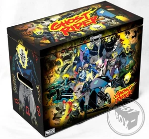 Ghost Rider 90's - Large Comic Book Hard Storage Box Chest MDF - Picture 1 of 4