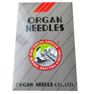Organ Sewing Needle HLx5 Brother juki Janome Babylock Happylock Viking Flat side - Picture 1 of 4