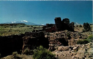Flagstaff AZ Wupatki National Monument Lomaki Ruine Indianer Ruinen Vintage Postkarte - Bild 1 von 3
