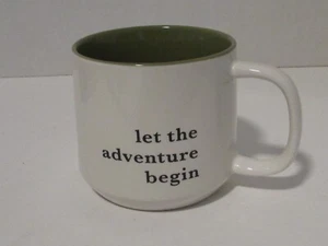 Threshold Let The Adventure Begin Green Coffee Mug - Bild 1 von 3