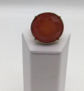 Chico's stretch Gold / Coral Ring NWTS - Picture 1 of 2