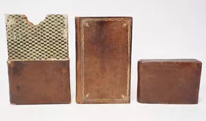 Rare Antique Prayer Book 1818 Old Manuscript Devotional Religion in Leather Slipcase - Picture 1 of 12