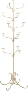Hat Display Rack 5-Tier Millinery Floor Stand Ivory15 Cap 72" H Artichoke Finial - Picture 1 of 6