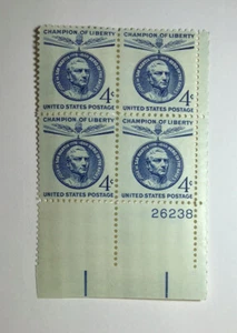 US 4 Cent Jose De San Martin 1959, Scott #1125, block Of 4, MNH/OG/VF. - Picture 1 of 1