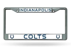 Indianapolis Colts Chrome License Plate Frame - Picture 1 of 1
