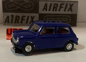 SLOT CAR MRRC 5165 MINI COOPER AZUL OSCURO CON PARACHOQUES - Imagen 1 de 6