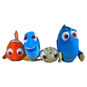 Disney Store Finding Dory With Transfer Tag Plush 17" With Stamp, Crush And Nemo - Picture 1 of 12