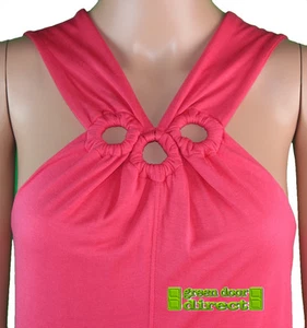 Ted Baker Womens Bright Pink Sleeveless Tunic Dress Top UK 6 XXS 0 - 8 XS 1 BNWT - Picture 1 of 4