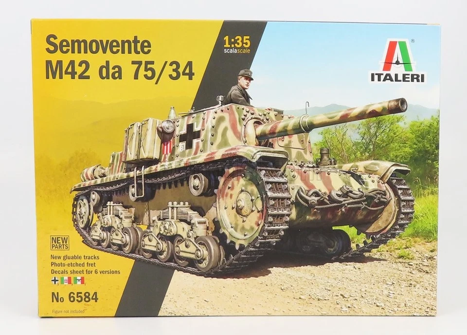 1/35 ITALERI - MGMC - TANK M42 DA 75/34 SEMOVENTE MILITARY 1945 IT6584 - Immagine 1 di 1