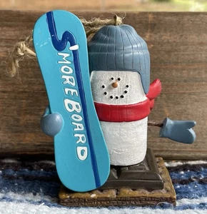 ✅ The Original S'mores Southwest Christmas Ornament Marshmallow w/ Snowboard - Picture 1 of 8