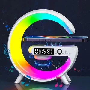G Atmosphere Goodnight Light Wireless Charger Speaker Clock 6 Lighting Modes for - Picture 1 of 6