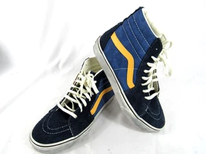 Vans Sk8 Hi Van Doren Thrift Shop Shoes Mens 8 Blue Yellow NWT - Picture 1 of 10