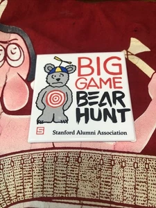 Vintage Stanford University Pin Big Game Bärenjagd - Bild 1 von 2
