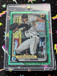 2024 Bowman Paul Skenes /125 Aqua Shimmer #BCP-125 Chrome Prospects Pirates RC - Picture 1 of 3