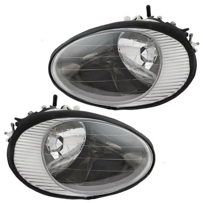 Par de faros para Ford Taurus 1996-1998 lado conductor y pasajero con bombillas Foto 1 de 4