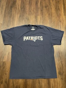 Fanatics New England Patriots Navy Crew Neck Tee Shirt XL - Picture 1 of 3