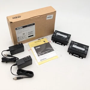 ATEN DisplayPort HDBaseT-Lite CAT6/6a Extender Kit (VE901/VE901T/VE901R) Black - Picture 1 of 12