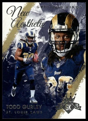 Panini Gridiron Kings Todd Gurley 2015 #NA5 nueva estética 🔥 St. Louis Rams Foto 1 de 2