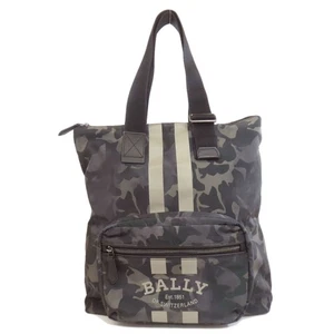 BALLY  Camouflage pattern eco bag Tote Bag Nylon  Ladies [Used] - Picture 1 of 14