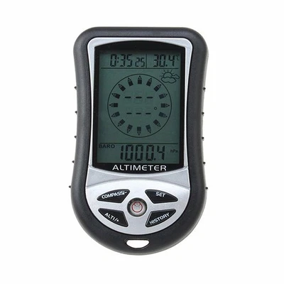 8In 1 Portable Camping Altimeter Barometer Digital Compass Barometer Thermometer - image 1 of 4