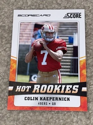 2011 Score Colin Kaepernick Hot Rookies Scorecard RC Parallel #8 SF 49ers - Image 1 of 2