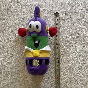 Vintage C.R. Gibson, Veggie Tales Larry Boy Cucumber Plush/sandbag 14" - Picture 1 of 8