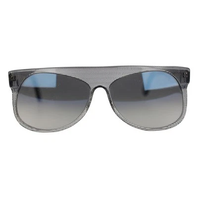 L.G.R. Clear Striped UnisexSunglasses Mod. Mogadishu Handmade in Italy - Image 1 of 4