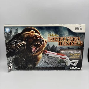 Cabela's Dangerous Hunts 2013 Box Pack W/ Top Shot Peripheral (Wii) Open Box - Bild 1 von 5